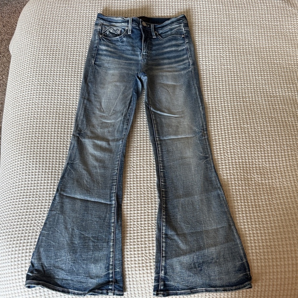 Women's Blue Flared Jeans